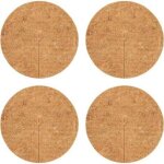 4 pi�ces disque de protection plante toiled paillage coco paillage chanvre tapis de coco plantes noix ...