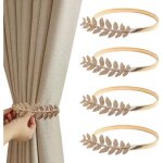 4 pi�ces embrasses de rideaux, sangles de rideaux en alliage r�glables attache rideaux fenetre pince ...