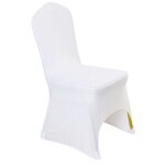 4 pi�ces housses de chaise extensible couverture de si�ge de banquet protection h�tel d�cor de restaurant ...