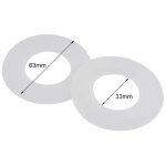 4 pi�ces joints d'�tanch�it� en caoutchouc de silicone, joint chasse d'eau wc suspendu , rondelles de ...