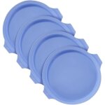 4 pi�ces moule � g�teau rond en silicone moulle rainbow cake 8 pouces anti - adh�sifs moule silicone ...