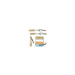 4 pices pinceaux  craie pinceaux  craie et  cire en bois pinceaux  pochoir naturels pinceaux ronds ...