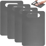 4 pi�ces planche a decouper plastique sans bpa, 29 x 19cm planche � d�couper de cuisine, planches � d�couper, ...