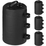 4 pi�ces poids de lestage pour tonnelles pvc, sac de sable pour pieds de tente pop - up 10l, poids tonnelle ...