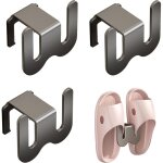 4 pi�ces porte chaussures mural crochet porte chaussures mural adhesif porte chaussures suspendu shoe ...