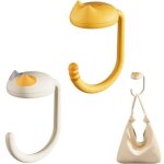 4 pi�ces porte sac � main table, accroche sac a main pour table, crochet de sac � main anti - d�rapant, ...