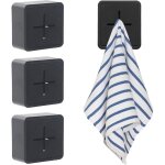 4 pi�ces porte torchon cuisine, accroche torchons adhesif, abs accroche serviette adh�sif aalle de bain, ...