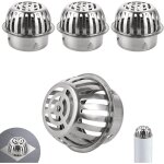 4 pi�ces prot�ge goutti�re, robustes et faciles � utiliser, crapaudine de goutti�re, �vite le blocage ...