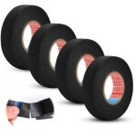 4 pi�ces ruban de c�bles noir, 19mm x 15m r�sistant � la chaleur rubans, ruban adh�sif isolant, �lectrique ...