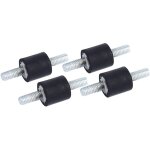 4 pi�ces supports en caoutchouc m8, supports de bobines en caoutchouc anti - vibrations, amortisseurs ...