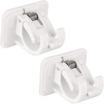 4 pices support de fixation pour tringle  rideaux, crochets muraux auto - adhsifs, tringle  serviette, ...