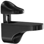 4 pi�ces support de tablette en verre murale support pour �tag�re r�glable pinces � verre 3 - 18mm avec ...