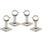 4 pices support tringle  rideau, support mural support tringle  rideau, utilis pour installer tringles ...
