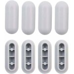 4 pices tampon universel pour sige de toilette universel chocs kit de tampon abattant wc plastique ...