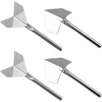 4 pi�ces truelles d'angle int�rieures et ext�rieures, outils de construction, outils en acier inoxydable, ...