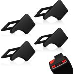 4 pices universelle boucle ceinture voiture, clip ceinture de scurit, boucle de ceinture de scurit ...