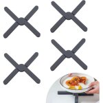 4 pliable dessous de plat silicone 20cm long protection contre la chaleur, r�sistant � la chaleur pot ...