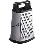 4 c�t�s rapeuse legume manuelle inox, r�pe � fromage pour r�per grossi�rement et fine, pour fruits, l�gumes, ...