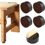 4 rehausseurs meuble 3 cm diam�tre 6 cm autocollants charge totale 2000 kg chaises armoires lits