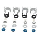 4 set fuel injectors seals repair kit 06h998907a replacement for golf gti tiguan a3 a4 a5 a6 a8 q32. ...