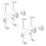 Store menuiserie ? supports sans per�age pour tringle � rideaux �20 - 28mm ? lot de 4 ? plastique abs ...
