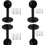4 supports de tringle � rideaux / rideaux de douche / penderie, diam�tre du trou : 25 mm , avec bride ...