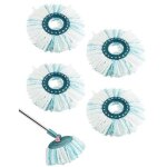 [jamais utilis] lot de 4 ttes de balai de rechange compatibles avec les serpillres leifheit clean ...