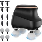 4 - t�te pistolet de massage musculaire 5 niveaux massage gun � percussion des tissus profonds puissant ...