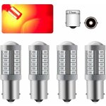 4 x 1156ba15s led ampoule rouge super brillant 6000k 5630 33 smd feu de recul stationnement position ...