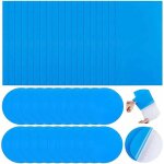 40 pices rustine piscine kit de rparation patchs de rparation auto - adhsifs pvc patch liner piscine ...