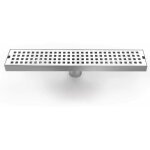Beijiyi - 40cm caniveau pour douche, caniveau de douche en acier inox siphon sol d'évacuation à carreler ... Beijiyi - 40cm caniveau pour douche, caniveau de douche en acier inox siphon sol d'évacuation à carreler ...