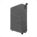 40l panier � linge roulette, corbeille a linge portable en tissu, panier a linge pliable avec poign�e, ...