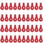 40pcs punaises, epingles rouges d�coratives, epingles de marquage de motif de carte pour panneau de li�ge, ...