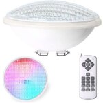 40w lampe piscine led par56 �tanche ip68 lampe de piscine rgb submersible lumi�re 12v dc / ac spot led ...