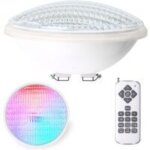 40w lampe piscine led par56 �tanche ip68 lampe de piscine rgb submersible lumi�re 12v dc / ac spot led ...