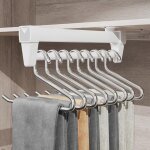 (41cm) porte pantalon coulissant, tringle coulissante penderie 25 61 cm, penderie coulissante id�al pour ...