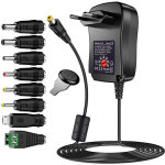 41w universel ac dc adaptateur d'alimentation 6v 9v 12v 15v 18v 20v et 24 v avec 8 connecteurs d'adaptateur ...