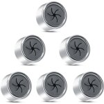 42mmx23mm lot de 6 porte torchons, crochet torchon cuisine, accroche torchon ronds pour cuisine, salle ...