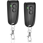 433, 92 mhz telecommande porte garage, 2 boutons telecommande portail, compatible avec ecostar rsc2, ...