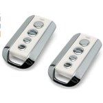 433 mhz t�l�commande portail, 4 canaux t�l�commande porte de garage compatible avec avidsen 104257, 114253, ...