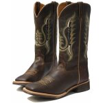 44: bottes old west western à bout carré et jambe marron 44: bottes old west western à bout carré et jambe marron