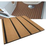 45 � 240cm tapis pont bateau synth�tique de decking mousse eva autocollant antid�rapant pour bateau gonflable ...