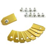 45 couteaux en titane lames de 0, 75 mm avec 9 vis compatibles avec la tondeuse robot husqvarna automower ...