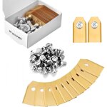 45 pi�ces lame robot tondeuse, lames en titane 0, 75 mm, lames de robot tondeuse � gazon pour husqvarna ...