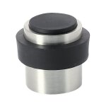 454882 butoir de sol aluminium cylindrique bagaud finition aluminium - legallais