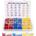 480 pices cosses a sertir electriques, 30 types cosses electriques a sertir avec coffret d'assortiment, ...