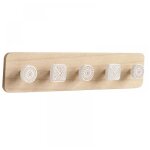 4810cm patres nordiques minimalistes modernes en bois creative crochet porte - manteau de manteau mural ...