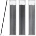 48pcs mine crayon chantier, 2. 8mm crayon de chantier, recharges pour crayons de charpentier solides ...