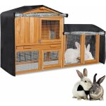 4ft:122x50x105 housses cage lapin, housse anti - poussire pour cage  lapin double couche impermable ...