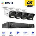 4k kit de vidosurveillance nvr 48mp camras intelligent double lumire dtection mouvement accs distance ...